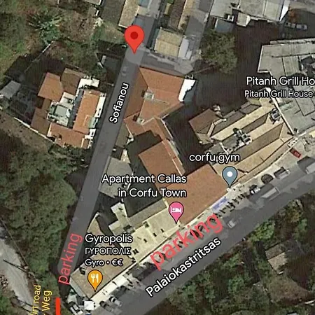 Callas In Corfu Town Corfu (city)